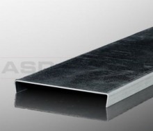 КЛоц300 L=2,5м S=0,7мм крышка лотка облегчен. оцинк.