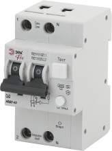 АВДТ 63 (А) C63 100mA 6кА 1P+N - NO-901-97 Автоматический выключатель дифференциального тока ЭРА Pro