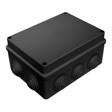 Коробка распределительная 40-0310-9005 для о/п безгалогенная (HF) черная 150х110х70 (28шт/кор) Промр