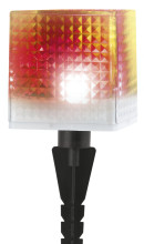 SL-PL20-СUB  ЭРА Садовый светильник на солнечной батарее, пластик, прозрачный, черный, 20 см