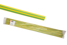 Термоусаживаемая трубка ТУТнг 4/2 желто-зеленая по 1м (100 м/упак) TDM
