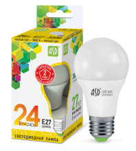 Лампа светодиодная LED-A65-standard 24Вт 230В  Е27 3000К 2160Лм ASD