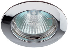 Светильник KL1 CH ЭРА литой простой MR16,12V/220V, 50W хром