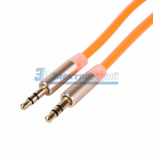 Аудио кабель AUX 3. 5 мм фосфорный 1M оранжевый
