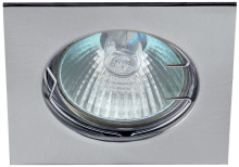 Светильник KL2 CH  ЭРА литой квадрат MR16,12V/220V, 50W хром