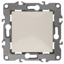 12-1111-02 ЭРА Кнопка, 10АХ-250В, Эра12, слоновая кость (10/100/2500)