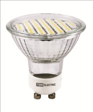 Лампа светодиодная PAR16-3 Вт-220 В -4000 К–GU 10 SMD TDM