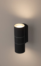 Светильник WL28 BK  ЭРА Декоративная подсветка 2*GU10 MAX35W IP54 черный