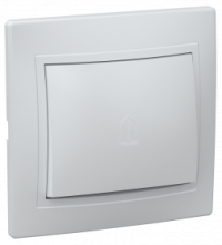 ВСп10-1-0-КБ Выключатель 1кл проход. 10А КВАРТА (белый)