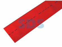 Трубка термоусаживаемая ТУТ нг 50,0/25,0мм, красная, упаковка 10 шт. по 1м REXANT