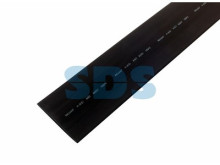 Трубка термоусаживаемая ТУТ нг 80,0/40,0мм, черная, упаковка 10 шт. по 1м REXANT