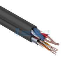 Мульти-кабель  FTP  2PR  24AWG  CAT5e + 2х0.75мм²., 200м., черный, OUTDOOR  REXANT