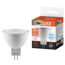 Светодиодная лампа WOLTA 25SMR16-220-7.5GU5.3 MR16 7.5Вт 625лм 4000К GU5.3 1/50