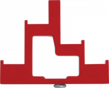 Изолятор ступенчатый ИС4-25/1-15 (4 x М6; 1 x М5) силовой с болтом ИЭК