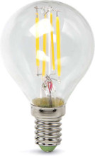 Лампа светодиодная LED-ШАР-PREMIUM 5Вт 230В Е27 4000К 450Лм прозрачная ASD