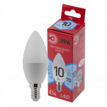 Лампочка светодиодная ЭРА RED LINE LED B35-10W-840-E14 R Е14 10 Вт свеча нейтральный белый све