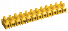 Зажим винтовой ЗВИ-3 н/г 1,0-2,5 мм2 (2 шт/блистер) ИЭК желтые