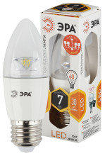 Лампа светодиодная Эра LED B35-7W-827-E27-Clear (диод,свеча,7Вт,тепл,E27)