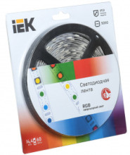 Лента LED 5м  блистер  LSR-5050RGB60-14,4-IP20-12V IEK