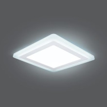 Светильник Gauss Backlight BL125 Квадрат. Акрил, 12+4W, LED 4000K, 190*190, 1/20