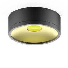 LED светильник накладной HD026 12W (черный/золото) 3000K 140х50мм 1/30