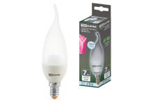 Лампа светодиодная WFС37-7 Вт-230 В -4000 К–E14 (свеча на ветру) TDM