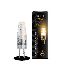 Лампа Gauss LED G4 AC220-240V 2W 2700K 1/20/200