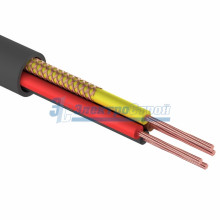 Шнур комбинированный ШВЭП (ШСМ) 4x0.12мм², 200м., черный  REXANT