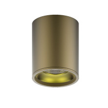 LED светильник накладной HD001 12W (кофе золото) 3000K 79x100мм 1/30