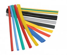 Термоусадочная трубка ТТУ 12/6 желто-зеленая 100 м/упак ИЭК