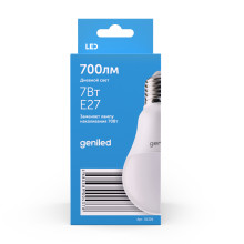 Светодиодная лампа Geniled Е27 А60 7Вт 4200K