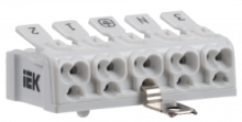 Клемма пружинная соединительная КСПнз5-3L+N+PE IEK