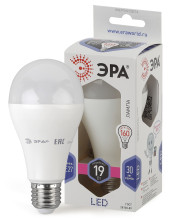 Лампочка светодиодная ЭРА STD LED A65-19W-860-E27 E27 19Вт груша холодный дневной свет