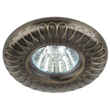 Светильник KL67 SB  ЭРА литой MR16,12V/220V, 50W бронза