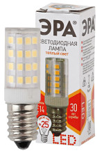 Лампочка светодиодная ЭРА STD LED T25-3,5W-CORN-827-E14 E14 3,5Вт теплый белый свет