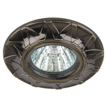 Светильник KL68 SB  ЭРА литой MR16,12V/220V, 50W бронза