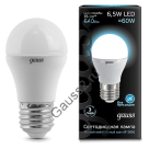 Лампа Gauss LED Globe E27 9.5W 3000K 1/10/50