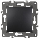 14-1101-05  ЭРА Выключатель, 10АХ-250В, IP20, Эра Elegance, антрацит