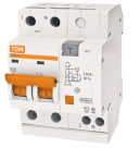 Диф.автомат АД12 2Р 63А  30мА TDM