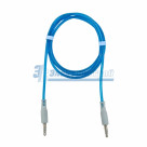 Аудио кабель AUX 3.5 мм гелевый 1M синий