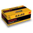 Батарейки Kodak LR6-60 (4S) colour box XTRALIFE Alkaline [KAA-60] (60/720/20160)