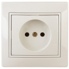 1-201-02  Intro Розетка 2P, 16А-250В, IP20, СУ, Plano, сл.кость