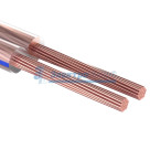 Кабель акустический, 2х2.00 мм², прозрачный BLUELINE, 100 м.  REXANT