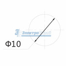 Индикатор ГРАНЕНЫЙ  Ø10.2  220V  красный  REXANT