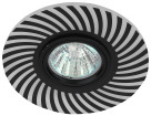Светильник DK LD32 BK  ЭРА декор cо светодиодной подсветкой MR16, 220V, max 11W, черный