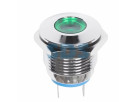 Индикатор металл Ø16 220В подсв/зеленая LED  REXANT