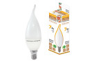 Лампа светодиодная WFС37-7 Вт-230 В -4000 К–E14 (свеча на ветру) Народная