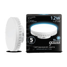 Лампа Gauss LED GX70 12W AC150-265V 4100K 1/10/50