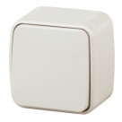 Выключатель Intro Polo 3-101-02 одноклавишный 10A-250В, IP20, ОУ, сл.кость