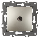 14-3102-04  ЭРА Розетка TV проходная, IP20, Эра Elegance, шампань